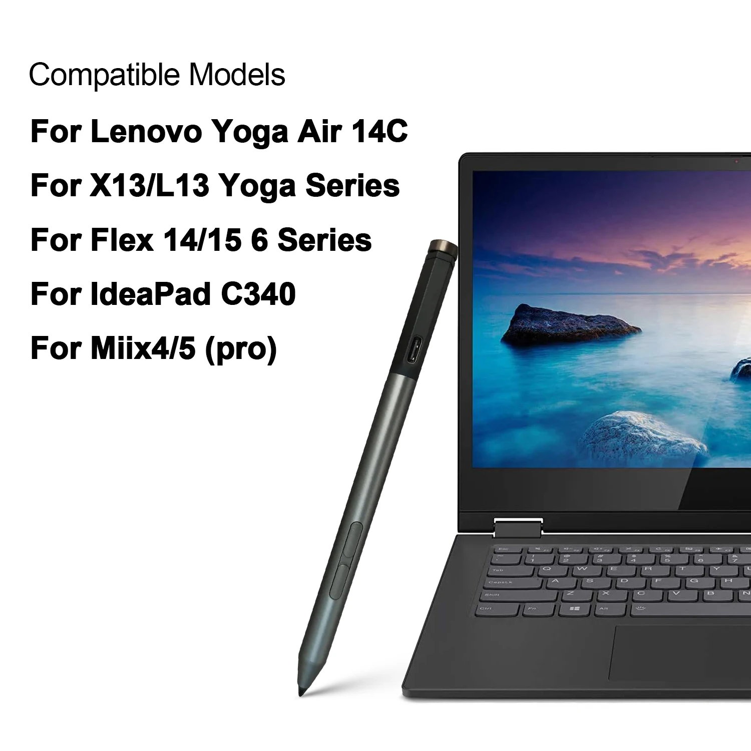 Pen Pro For Lenovo Yoga Air 14C/Yoga C950-14/15/730-13/15 Flex 14/15 6 Series Miix4/5 (Pro) IdeaPad C340 Stylus Pen For Tablet