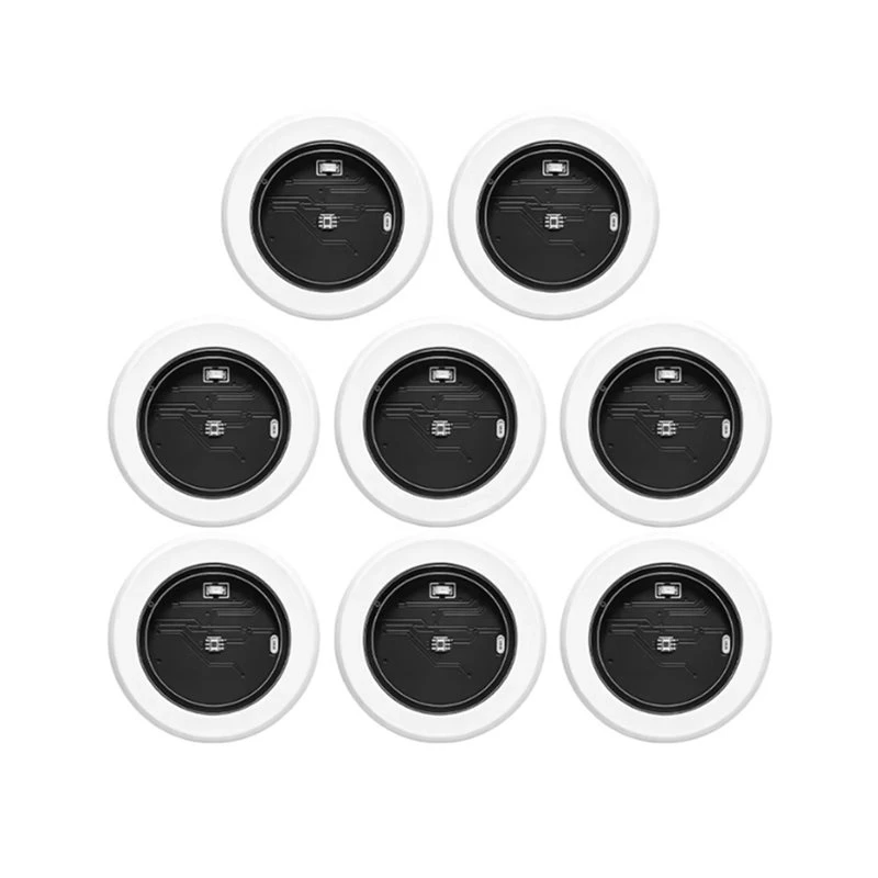 AB13-Battery Powered Voice Control 0-10000Lux Light Sensor 8Pcs Tuya Zigbee 3.0 Mini Detector For Google Assistant Alexa