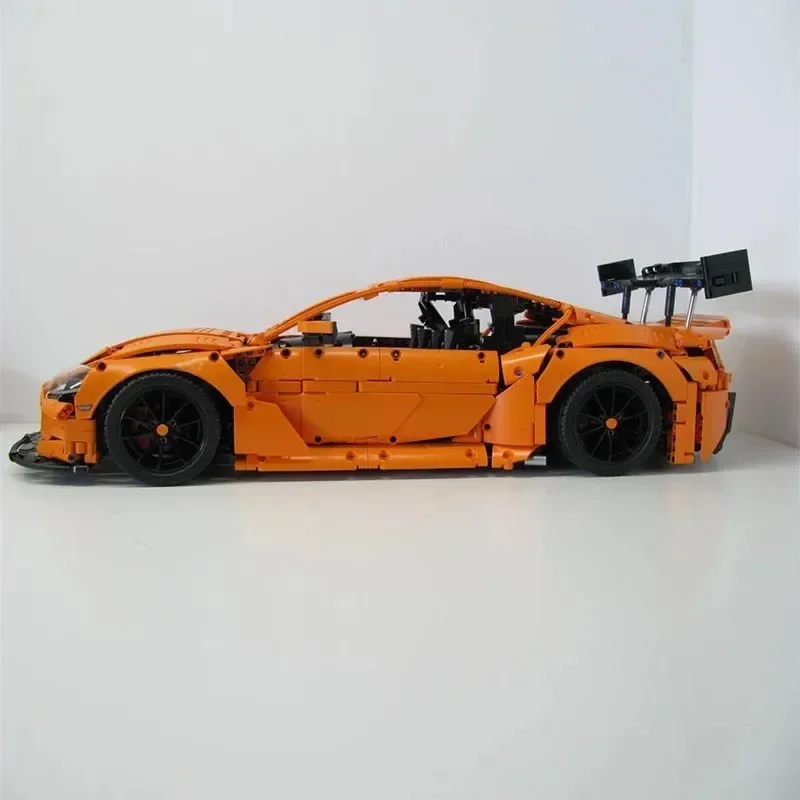 Nuevo MOC-8780 técnico Aventador SVJ escala 1:8 Control remoto modelo de potencia bloques de construcción coche deportivo juguetes regalos de cumpleaños