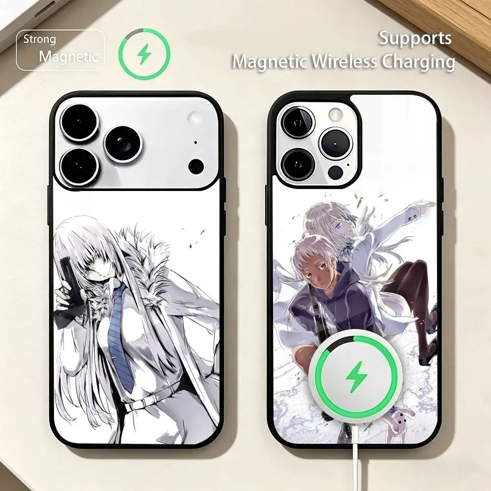 

Action Anime J-Jormungand Phone Case For iPhone17,16,15,14,13,12,11 Plus,Pro Supports Magnetic Wireless Charging