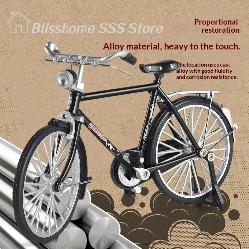 【S】Reliable New Handmade Diy Bicycle Model With A 28-Inch with Easy Installation for Commercial Use Practical Addition