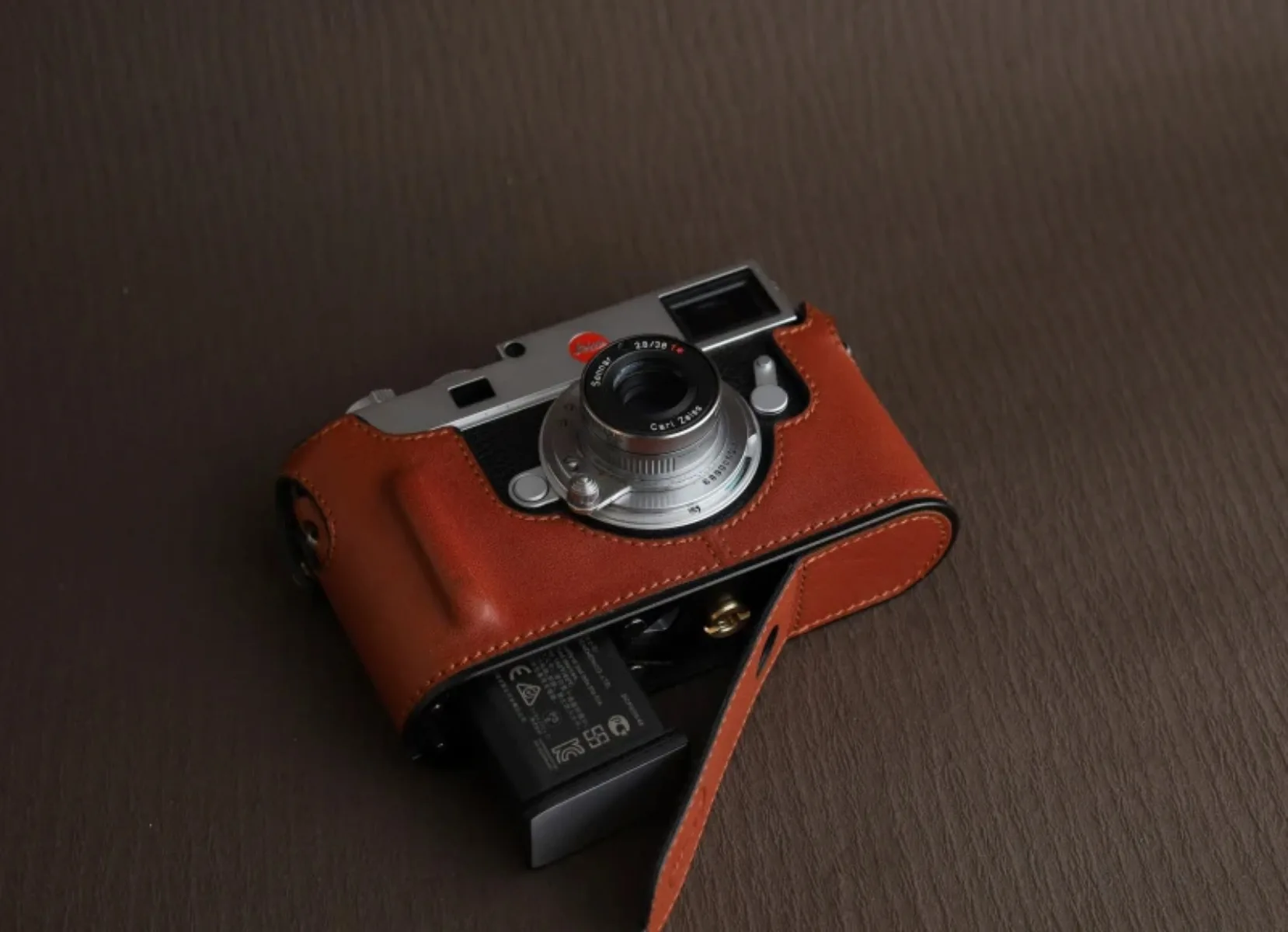 Echtes echtes Leder Kameratasche schützen Fall Abdeckung Basis Grip Gürtelband für Leica M1 M2 M3 M4 M6 M7 M8 M9 M0 M11 M240 D-lux7 SL