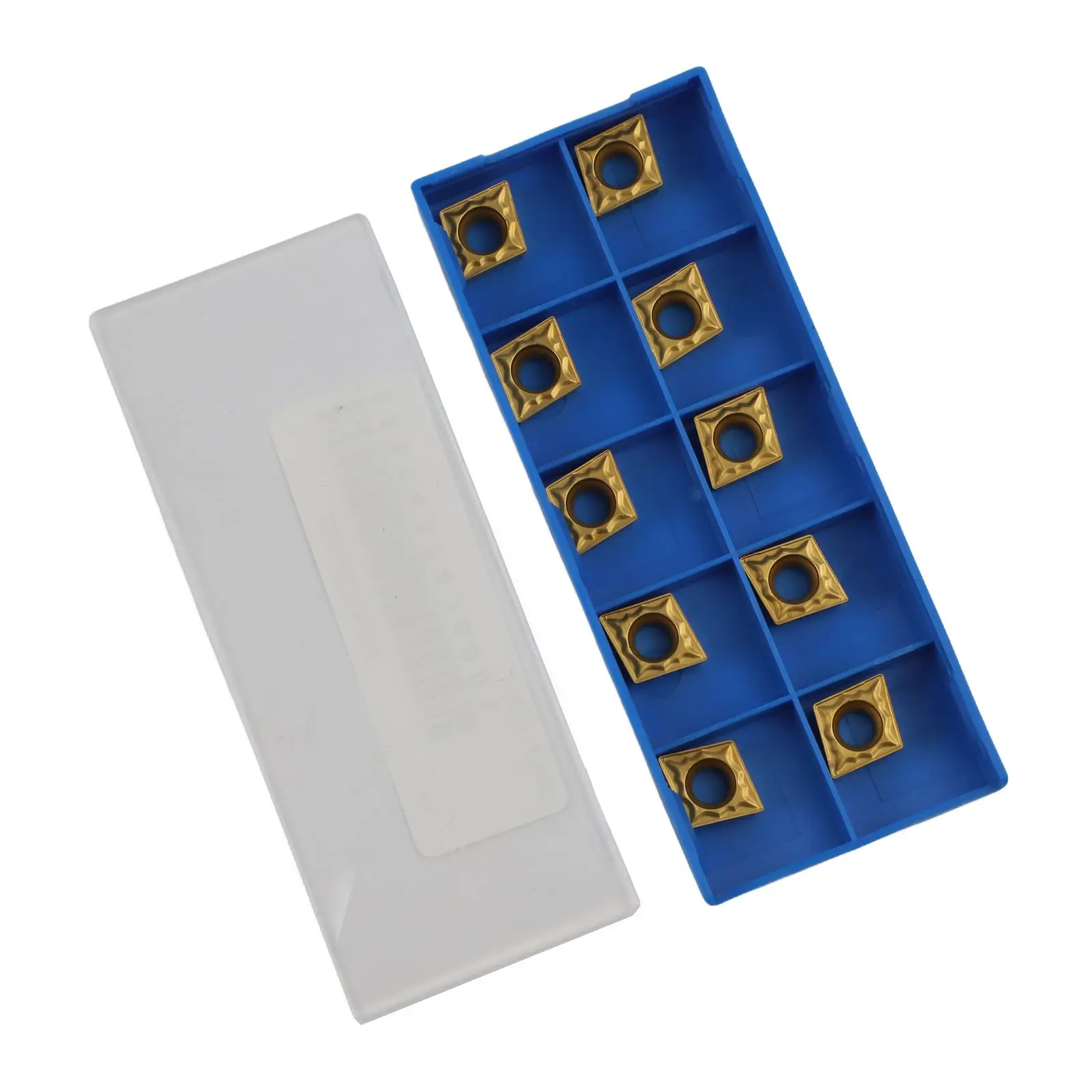 CCMT09T308 HMP Turning Inserts 10pcs Carbide Tools for CNC Applications in Steel Stainless Steel and Cast Iron