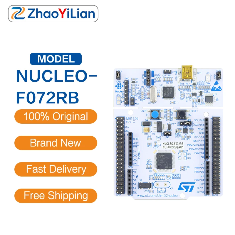 For NUCLEO F072RB ST Link Onboard MCU Development Board