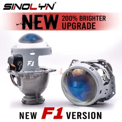 Sinolyn F1 Kingkong Azul 3.0 Polegada Bi Lentes Do Projetor Xenon D1S D3S D2S D4S Para Faróis Luzes Do Carro Para Hella 3R G5 Retrofit