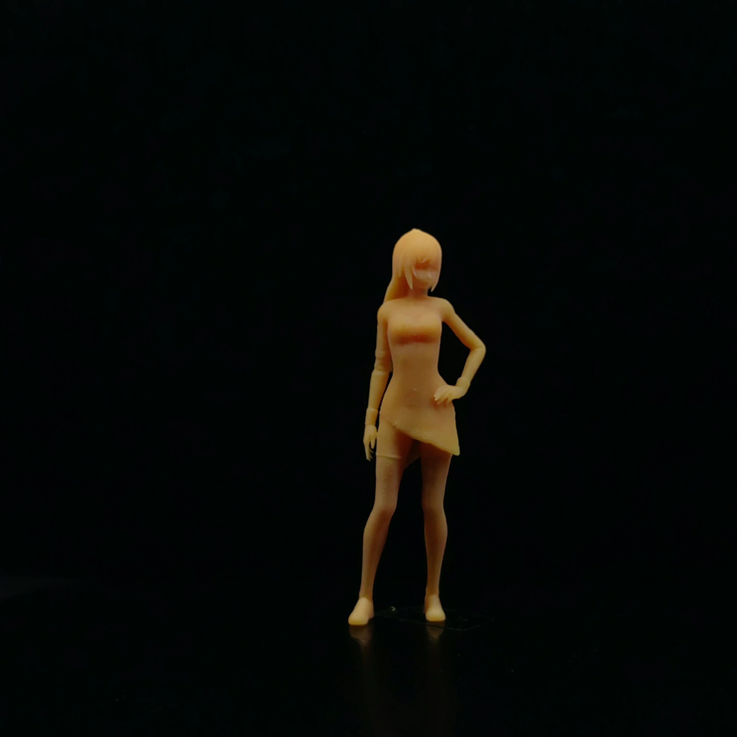 1/64 1/43 Scale Model Resin Lumbar Woman Uncolored Miniature Diorama Hand-painted T423