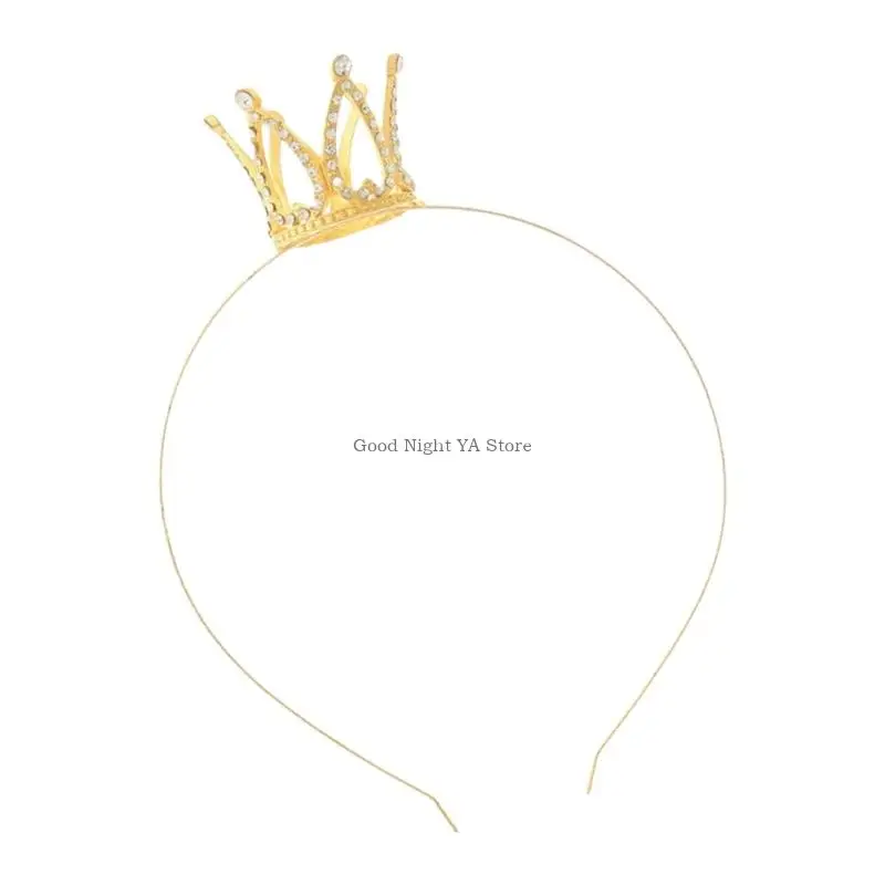 

Durability Rhinestones Headbands Stylish Child Headpiece Role Playing Crowns