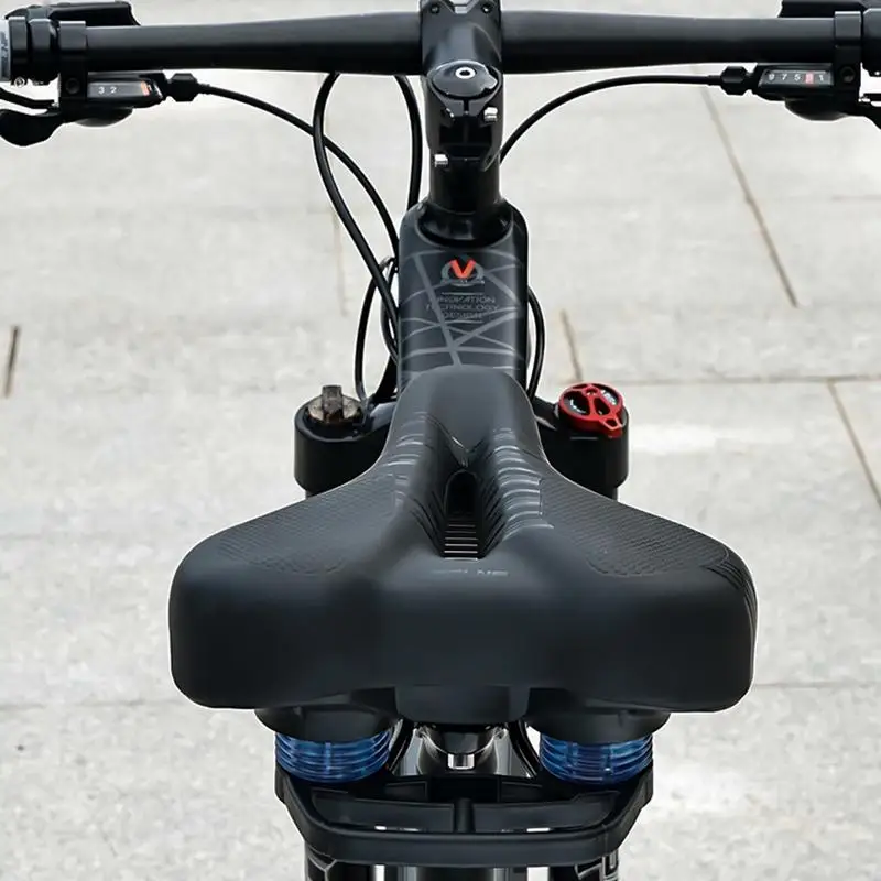 Bikes Seat Cushion Shock Absorbing Bicycles Seat Breathable Anti-Slip Seat Cover Waterproof Saddle For Mountain And Road Bikes