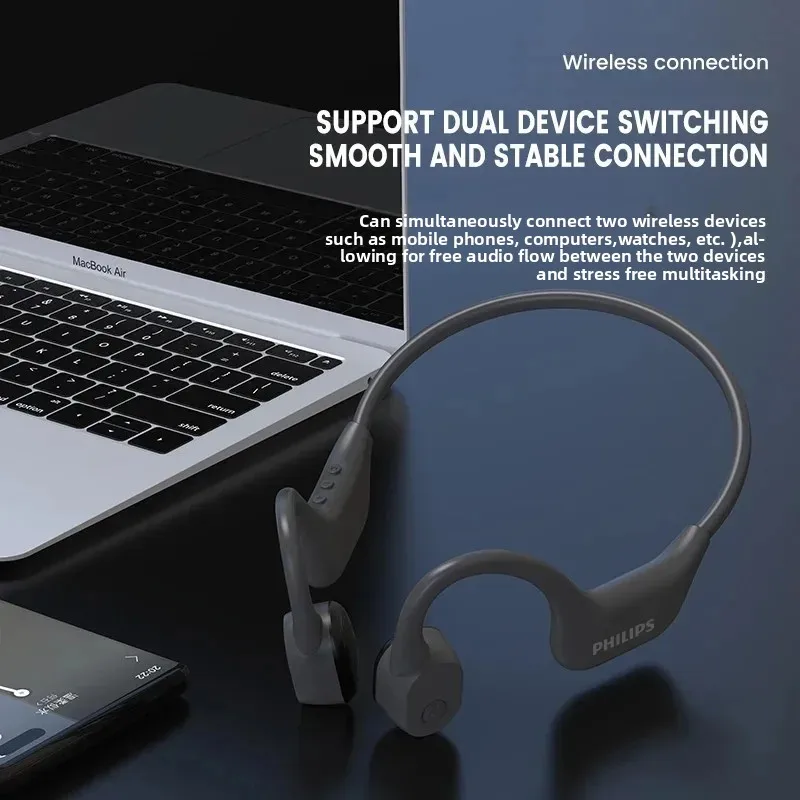 Philips TAA6609C Bone Conduction Wireless Earphones Bluetooth 5.4