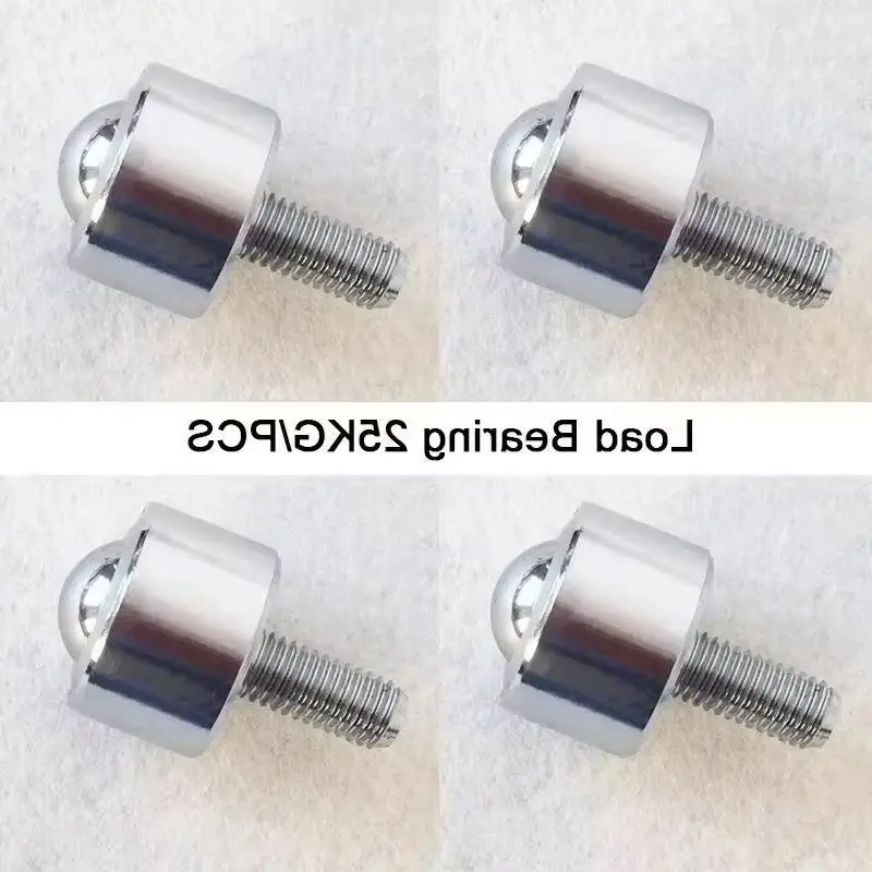 20PCS Metal Precision Conveying Universal Ball M8 Screw Rod Ball Bearing Universal Wheels Industrial Equipment Transfer Wheels