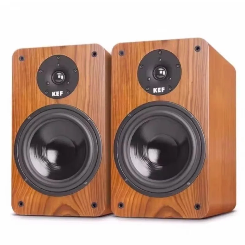 8 Inch 8ohm 80-250W Passive Bookshelf Speaker Two-way Frequency Audiophile Grade HIFI Wooden High Fidelity Speakers