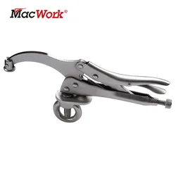 9in. Drill Press Vice Clamp Woodworking Holding With Lock and Release Lever Locking Pliers