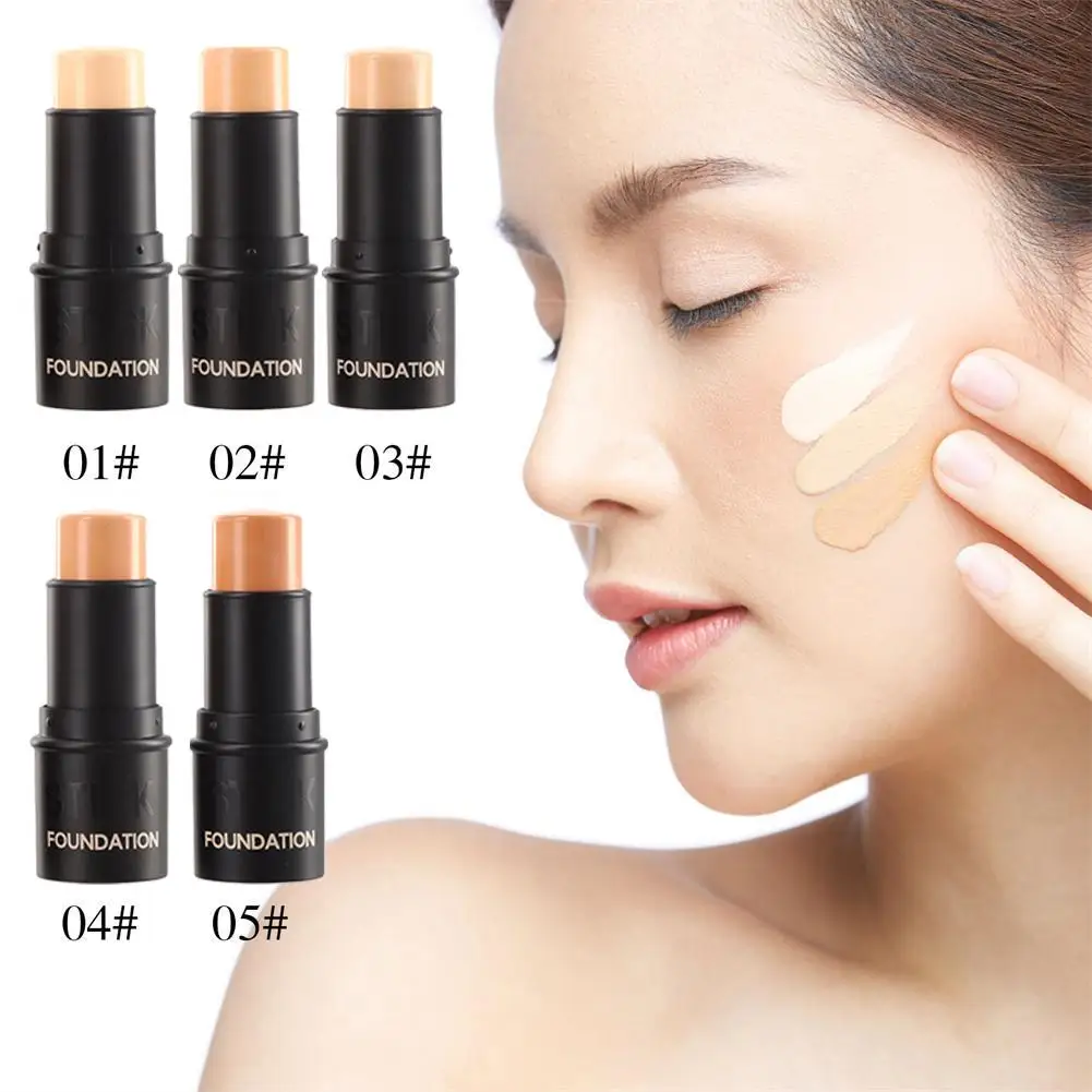 Eraser Foundation Stick,velvet Moist Light Concealer Liquid Foundation Long-lasting Makeup Face Beauty Makeup Cosmetics