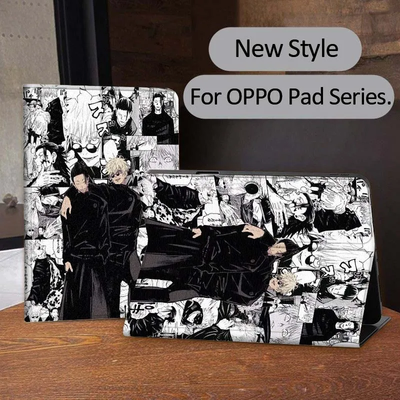 

J-Jujutsu K-Kaisens Anime Tablet Case For OPPO Pad 2 3 4 11 SE X Air 2 Neo Pro 12.1 10.36 11 11.4 13.2 Inch