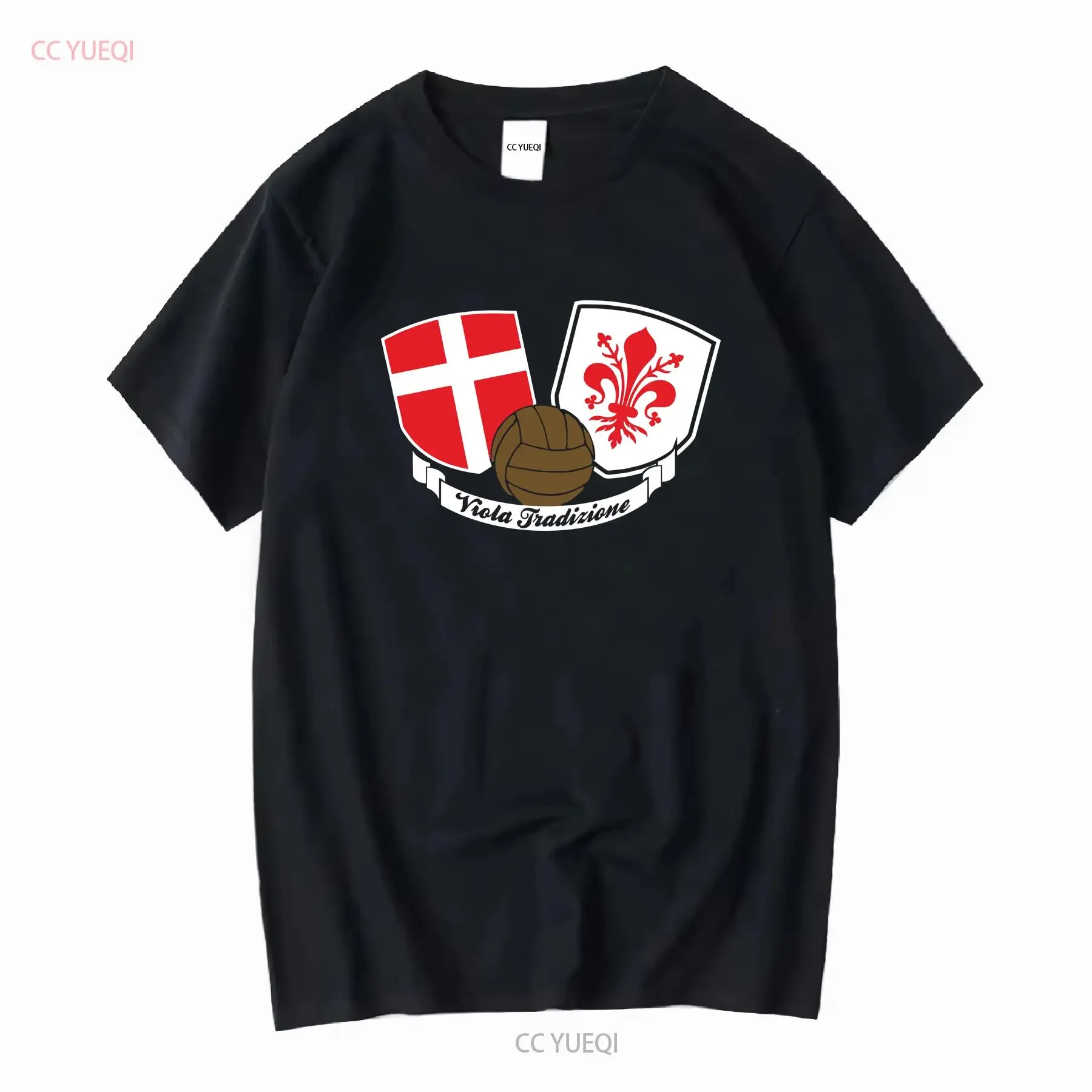 T Shirt J1594 Ultras Violet Traditions Curved Fiesole Hooligans long or short sleeves vintage Washed Top For Everyday Wear