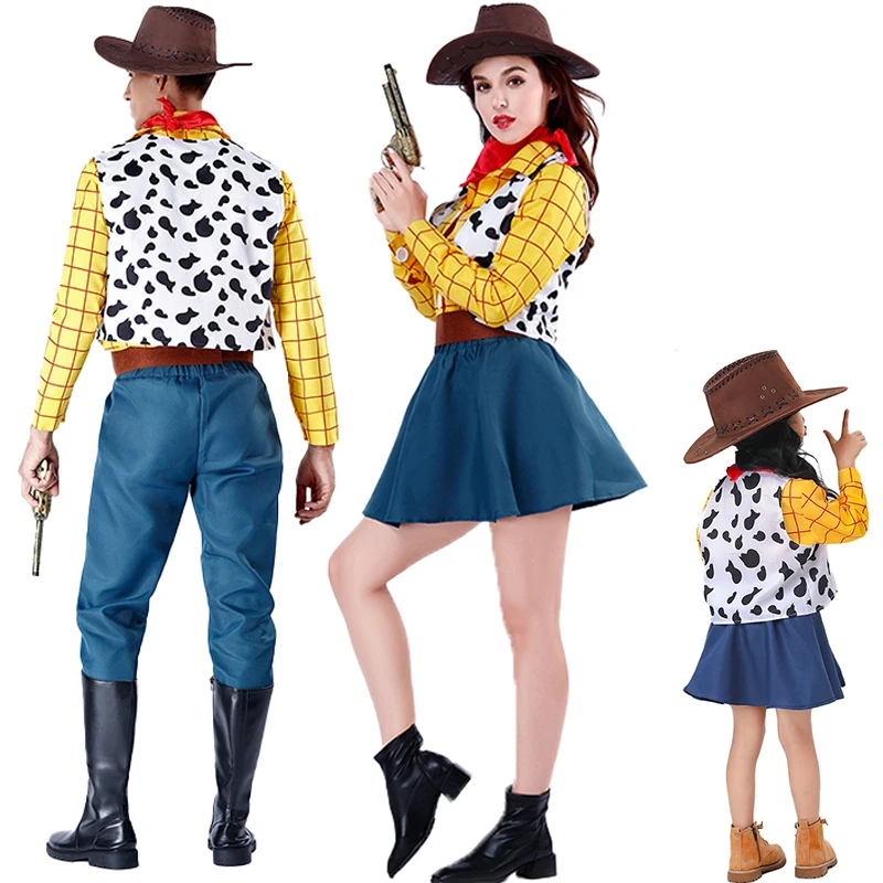 loween Costume Toy S Woody ex Par Role-plang Parent-child Jie Costume Polyester Traditional Chinese Clothing