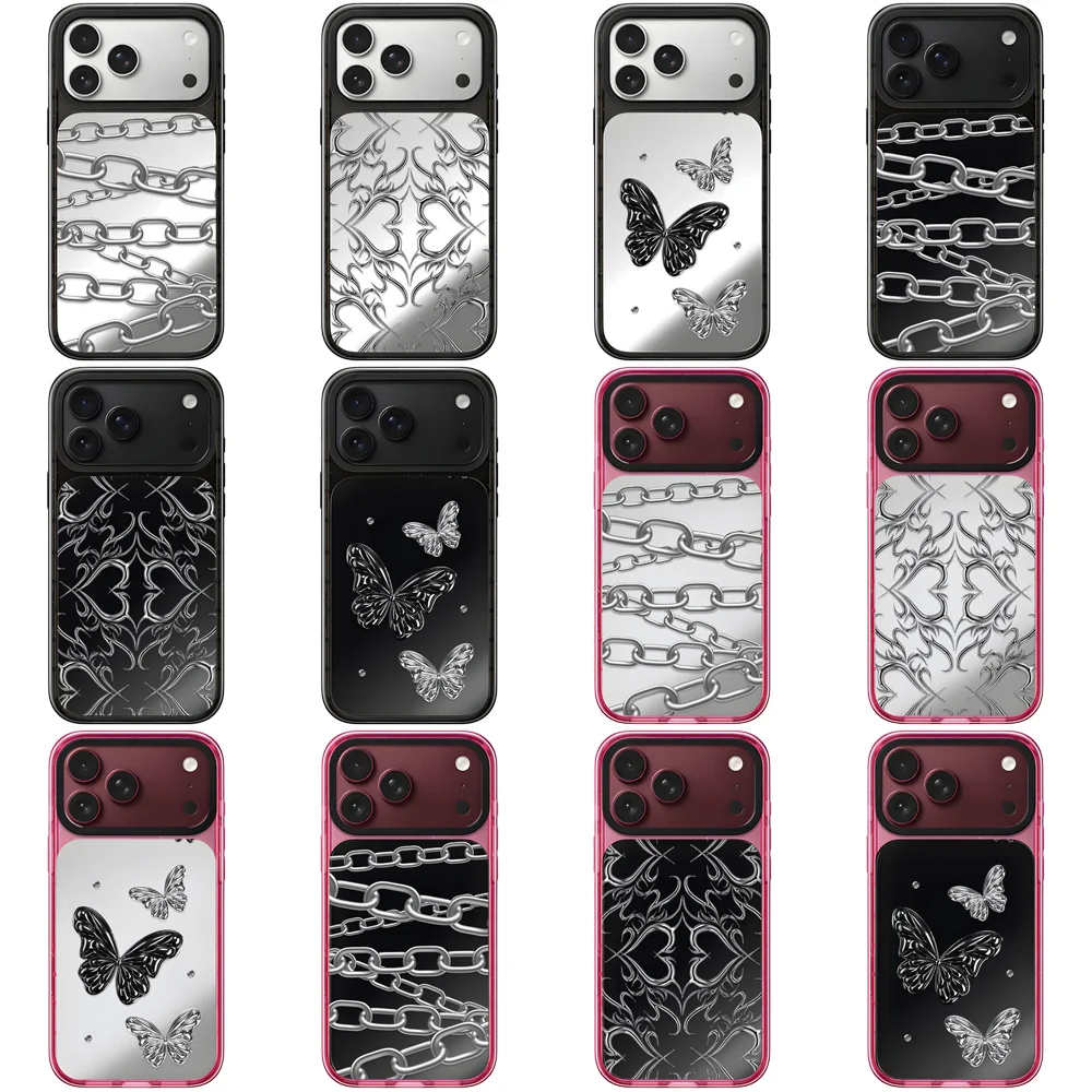 60927101 Impact Case - Mirror / Glaze Magnetic Cover for IPhone 17 18 Pro Max Case for IPhone 17Pro