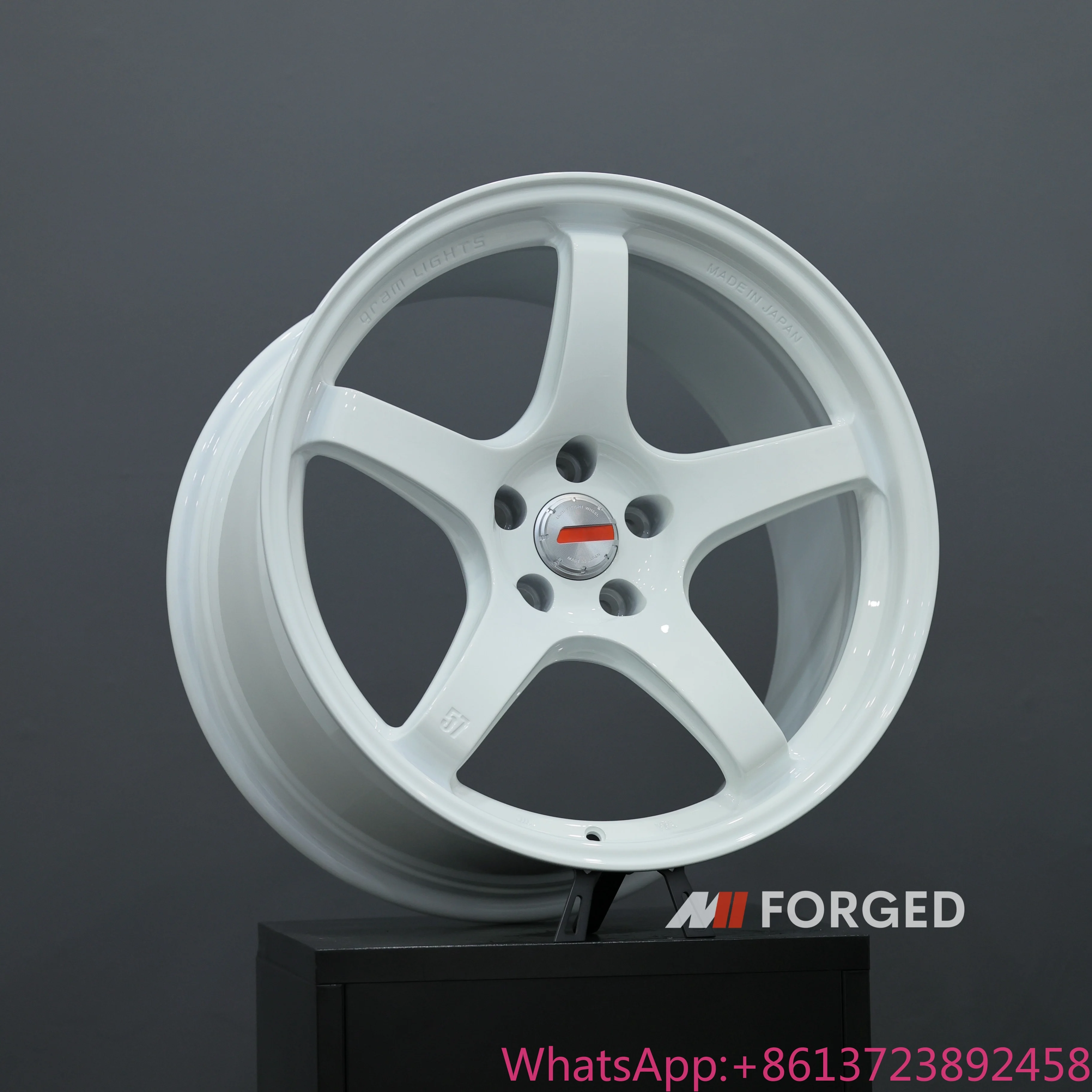 

MN Forged 5x114.3 19 20 21 22 Inch Custom 57CR Clubsport Spec Wheels White Rims for Nissan 370z 350z