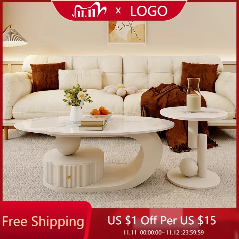 Funky Elegant Coffee Table Liftable Minimalist Round Modern Makeup Coffee Corner Center Tavolino Da Salotto Home Furniture