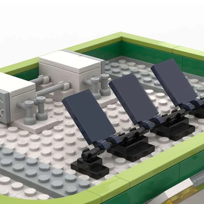 856 قطعة MOC متجر بقالة وحدات نموذج اللبنات العمارة لتقوم بها بنفسك فكرة هدية الكريسماس التعليم لعبة الطوب عيد ميلاد الاطفال #3