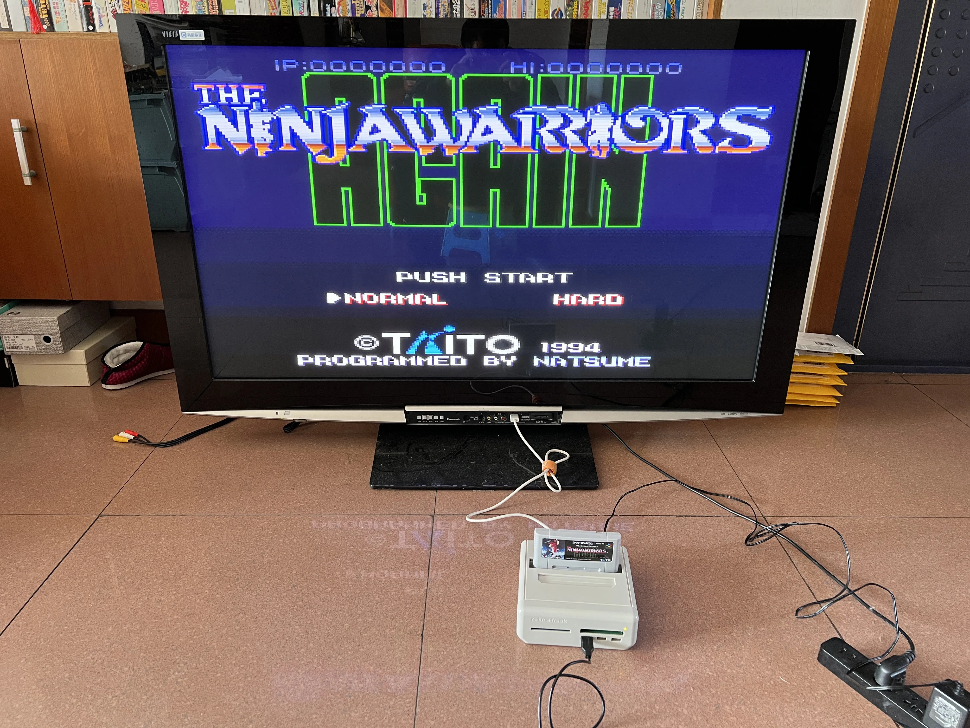 Oyun kartları: Ninja Warriors tekrar (japon NTSC versiyonu!!)