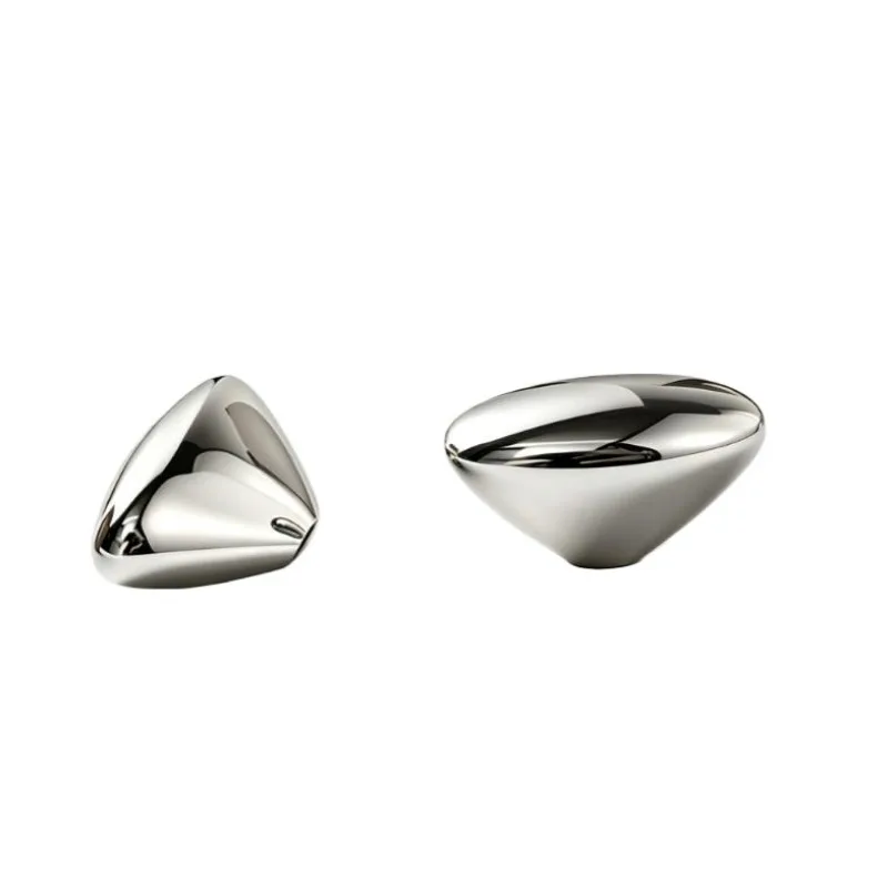1/2/4PCS Modern Solid Titanium Silver Single Hole Wardrobe Door Handle Brass Kitchen Cabinet Drawer Handle Mushroom Head Handle