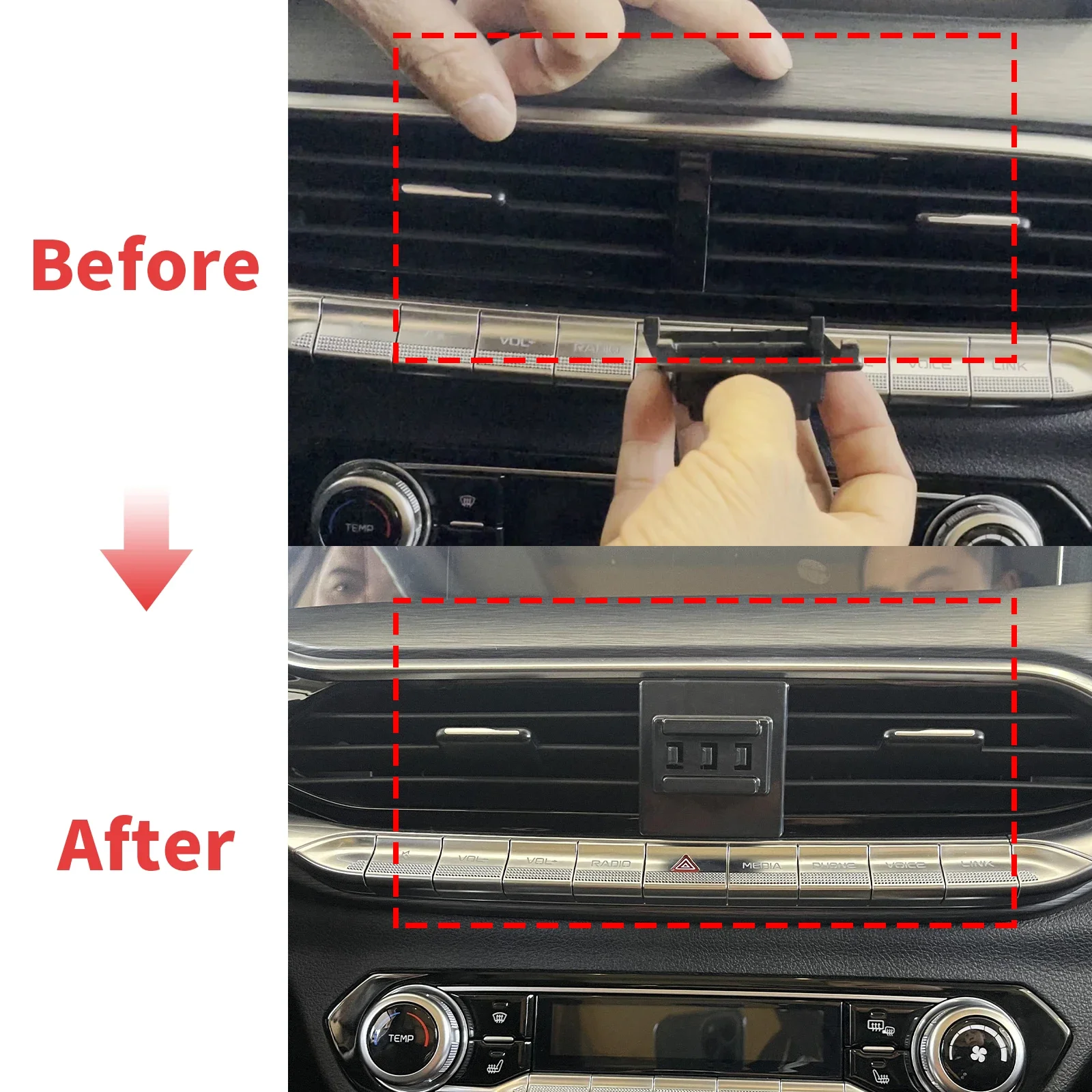 fit for Lada X-Cross 5 Anti-Shake Screen Base Phone  Holder Mount Stand ​​ Dedicated Car​​ accessoires