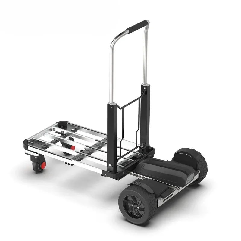 Electric trolley, truck folding and pulling goods, stall warehouse