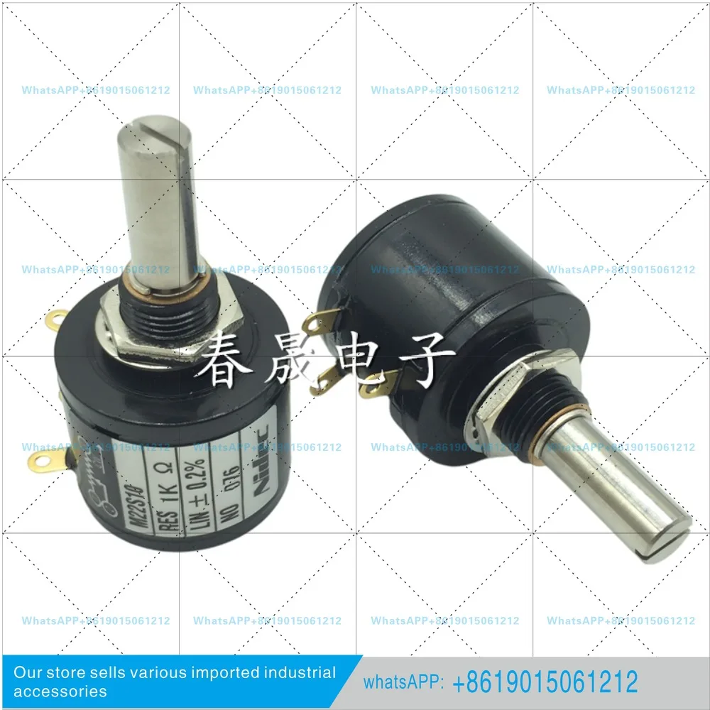M22S10 precision multi-turn wire wound potentiometer 1K2K5K10K200
