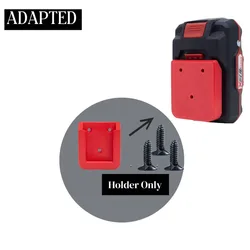Para LIDL Parkside x20 TEAM Ferramenta elétrica Suporte de bateria de lítio Rack de armazenamento de montagem na parede (sem bateria)