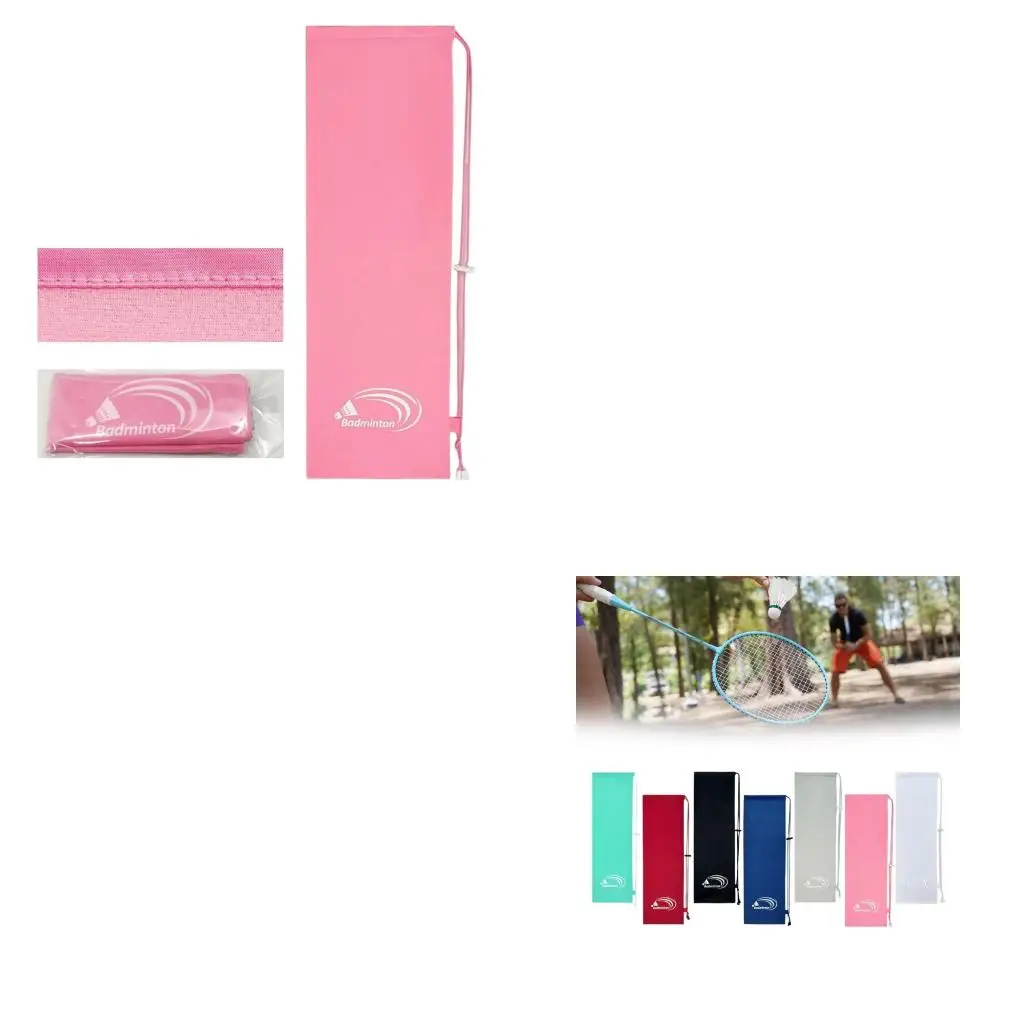 

Стильная сумка для хранения ракеток для бадминтона с пружинными пряжками, плюшевый безопасный шнурок