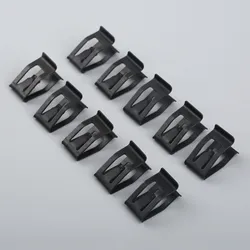 10Pcs Car Front Console Dash Dashboard Auto Trim Metal Retainer Black Rivet Fastener clip Fit For Ford Mazda Audi Toyota