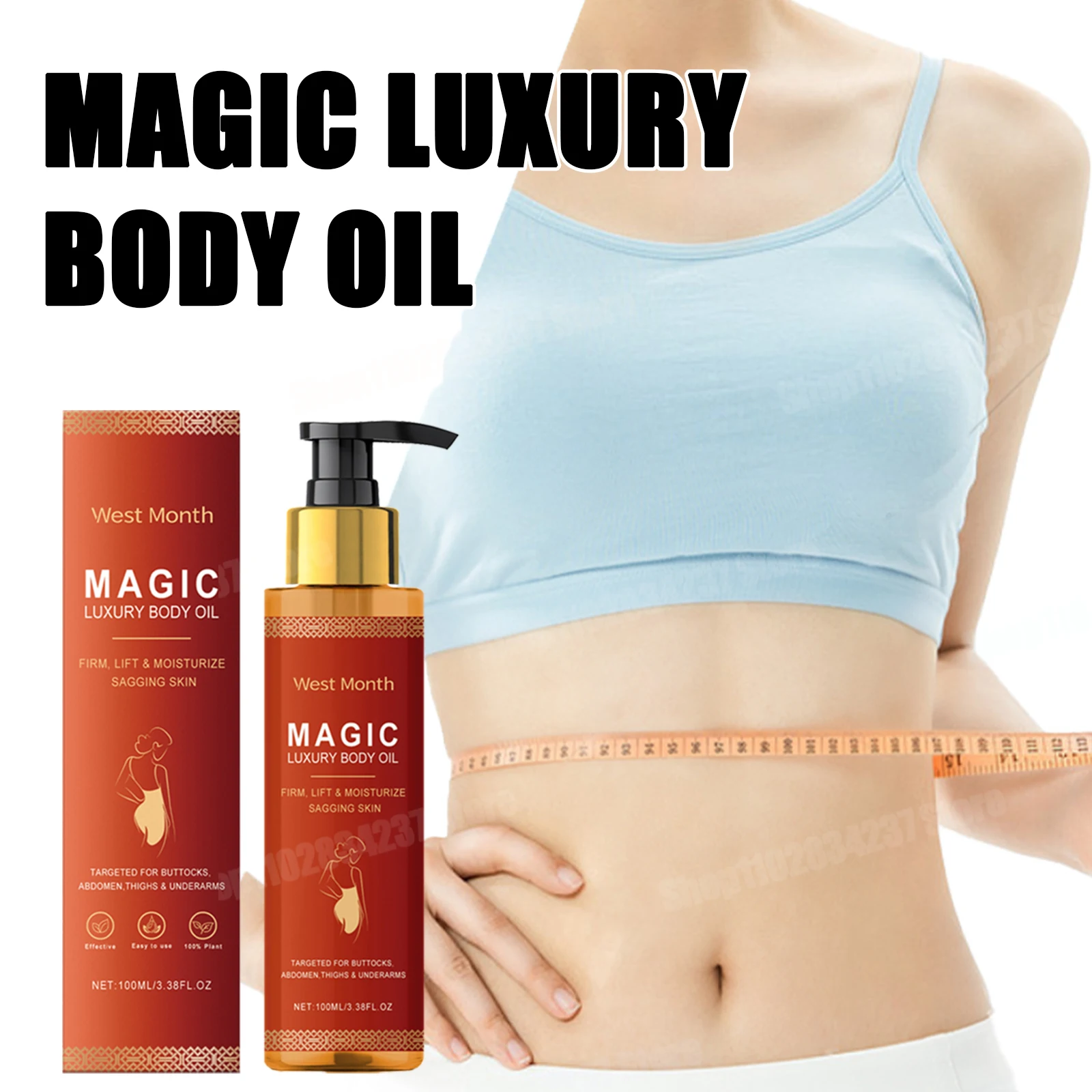 

Body Firming Oil Deep Moisturizing Smooth Improve Sagging Skin Tightening Increase Elasticity Nourishing Magic Luxury Body Care