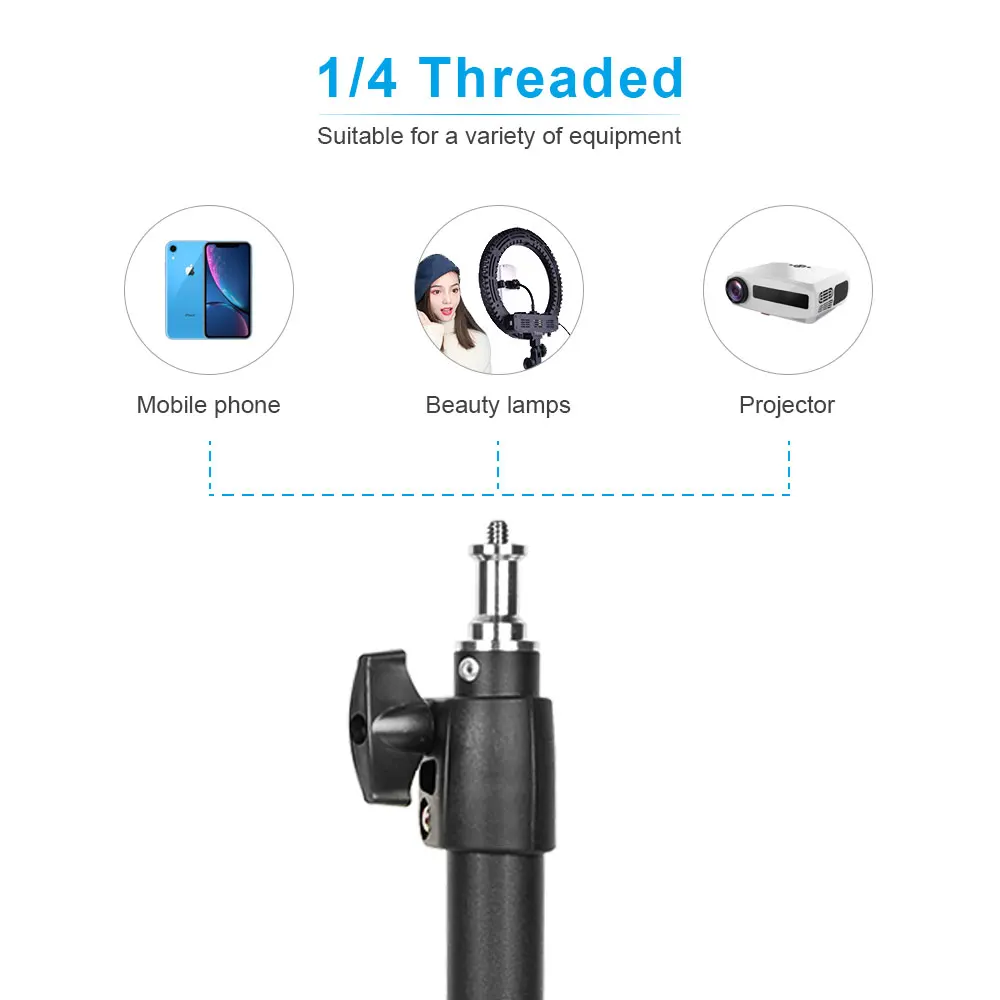 HDRiG-soporte de montaje para cámaras y equipos de iluminación, accesorio de escritorio con tornillos de 1/4 pulgadas, adecuado para estudio fotográfico