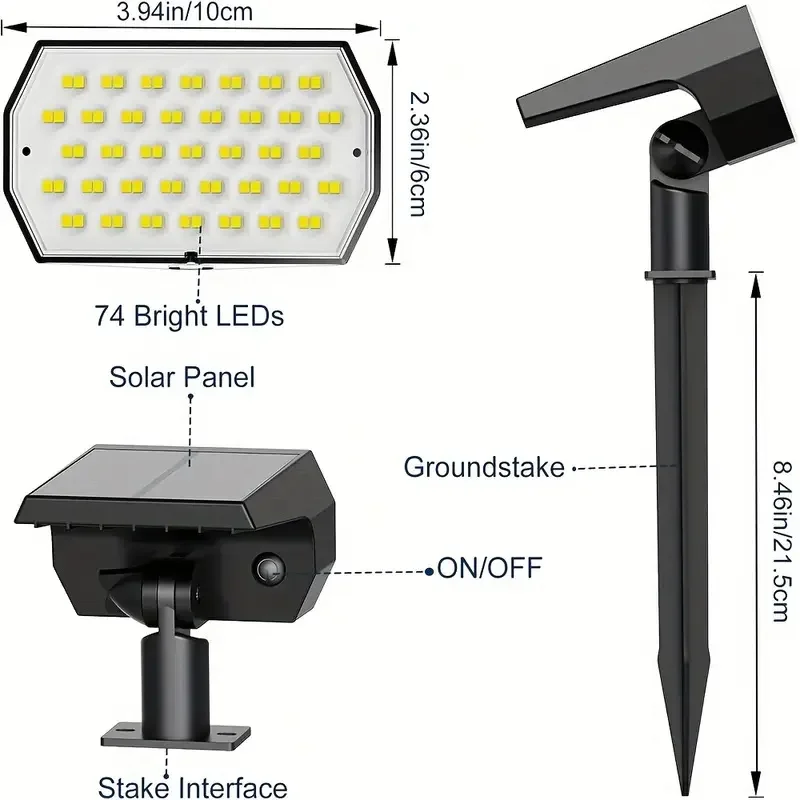 Solar LED Lawn Garden Lights 6