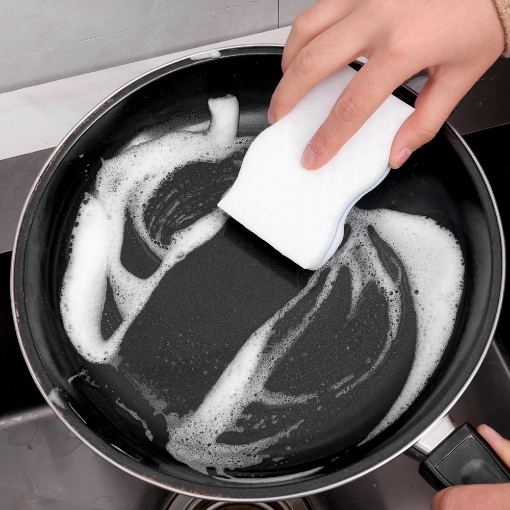 20/1PCS Nano Washing Dish Sponges Kitchen Magic Cleaning Sponge Soft Absorbent Cleaner for Bathroom Household Cleaning Supplies