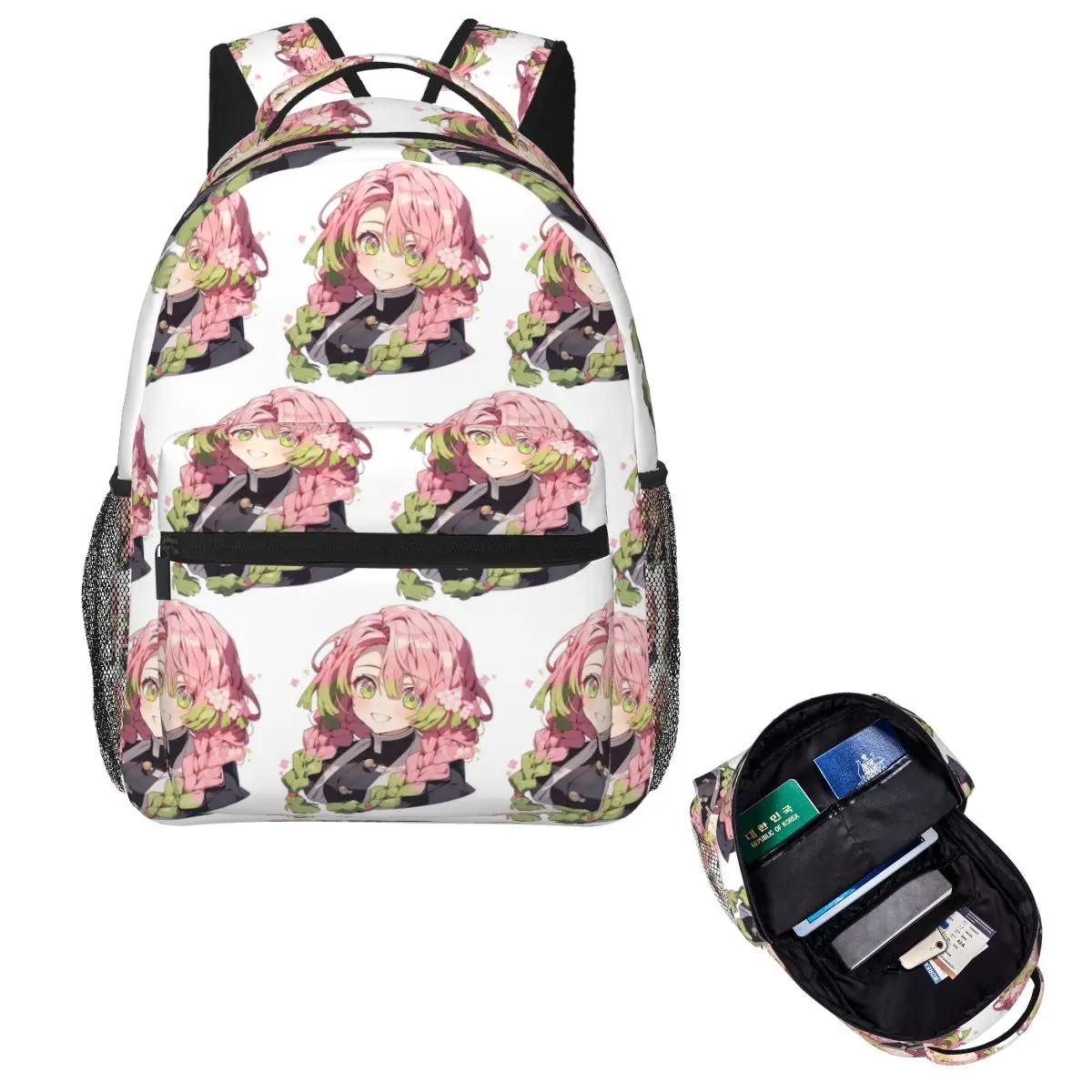 

Cute Love Slayer Student Backpack School Bag Hiking Travel Daypack for Boys Girls Fashion Bookbag Shoulder Bags