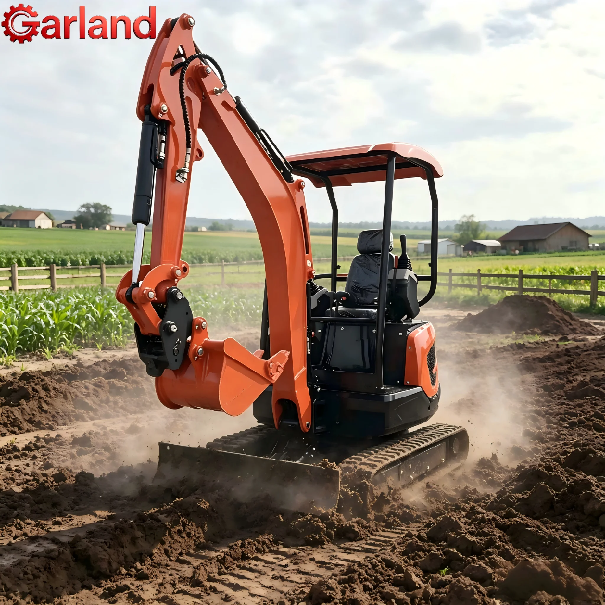 Free Shipping New Model 1Ton 2Ton 3Ton Mini Excavator CE Approved Euro 5 Compact Hydraulic Micro Digging Factory Direct Customiz
