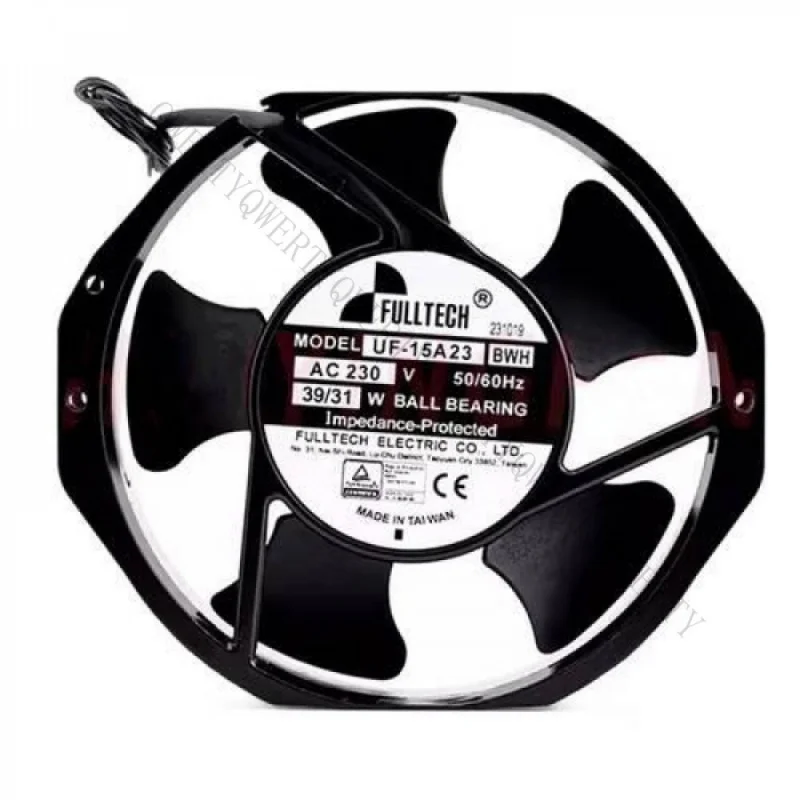 Sp + 1 peça novo para ventilador de refrigeração de gabinete FULLTECH UF-15A23 BWH 230VAC 39/31W #   QW.