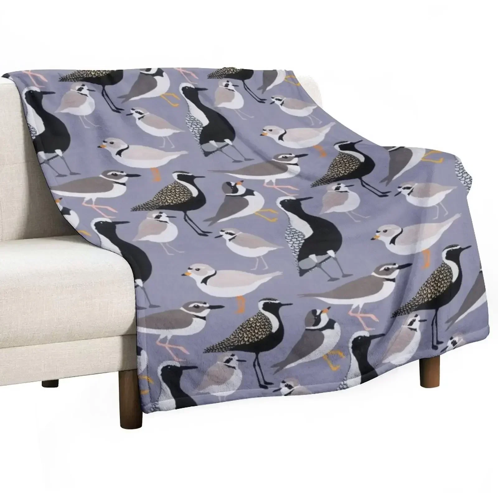 

Plethora of Plovers Throw Blanket Stuffeds Luxury Brand Blankets Sofas Of Decoration Blankets