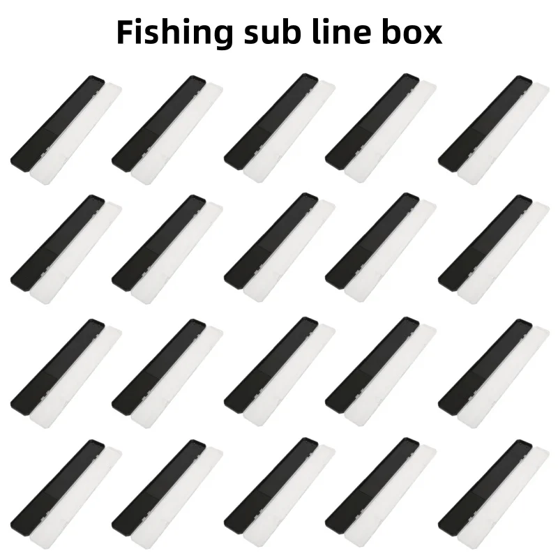 1PCS Drift Box Long Transparent Multiple Specifications Portable Fishing Supplies Fishing Sub-line Box Transparent Sub-line Box