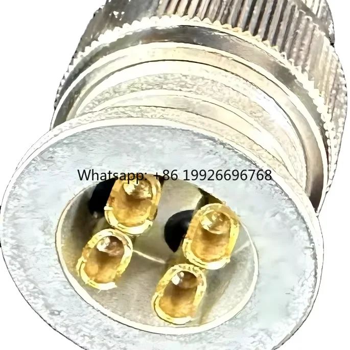Feedthrough Connector 4 Pin Male to Female Panel Pass Through Ethernet Adapter
