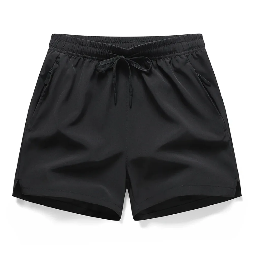 Shorts masculinos de secagem rápida para corrida, adequados para exercícios, treinos e aulas de fitness.