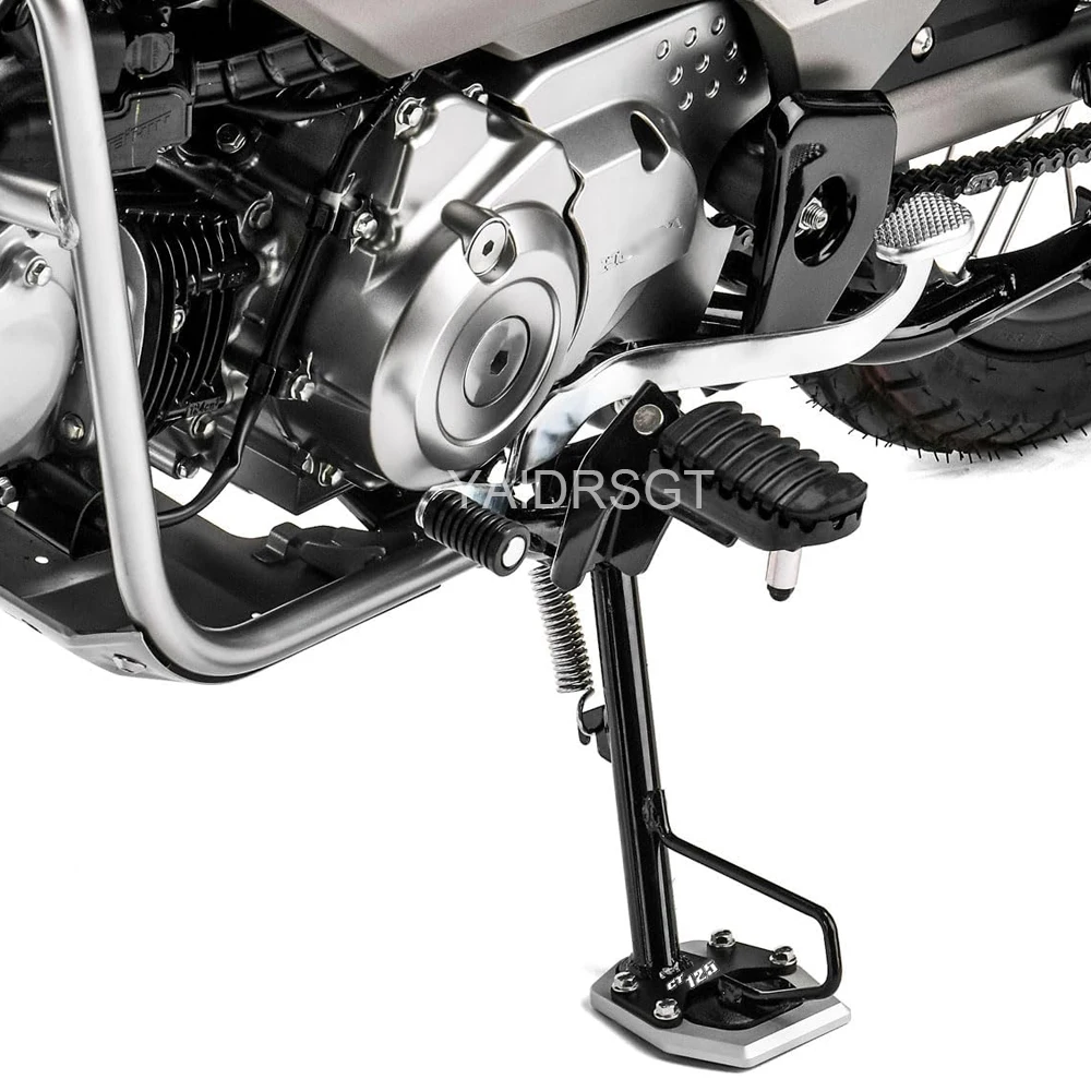 

For CT125 Hunter Cub JA65 2023-2024 Trail 125 JA65 2023-2024 Motorcycle Kickstand Foot Side Stand Extension Pad Support Plate