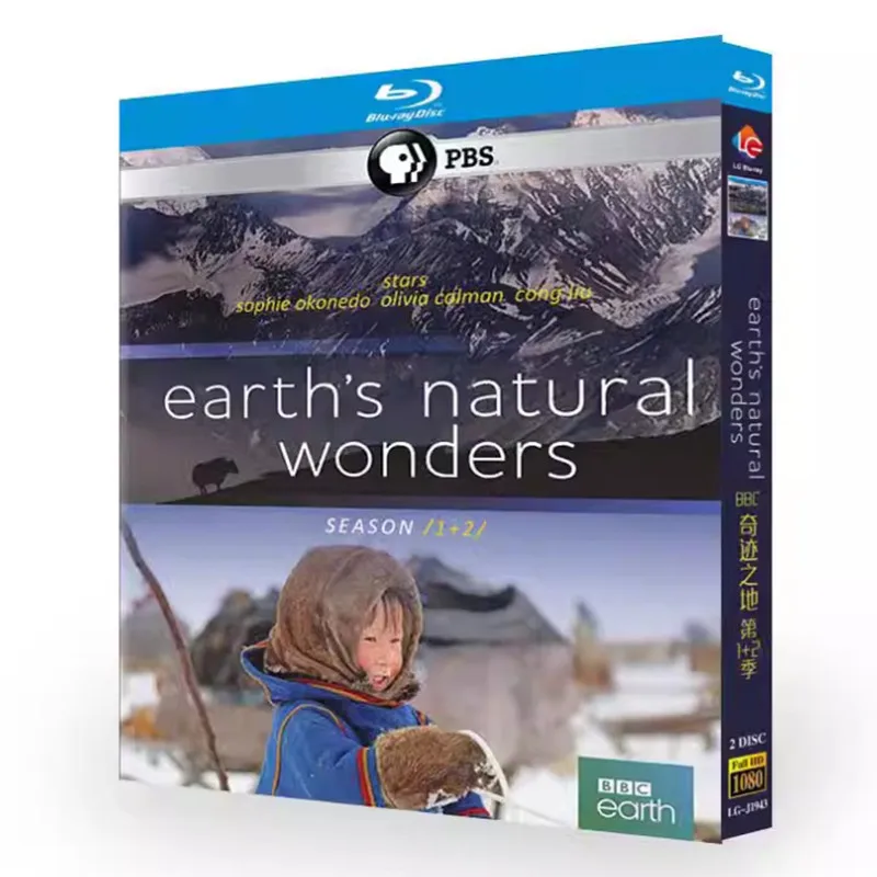 

Природные чудеса Земли. Сезон 1-2. Blu-ray диск