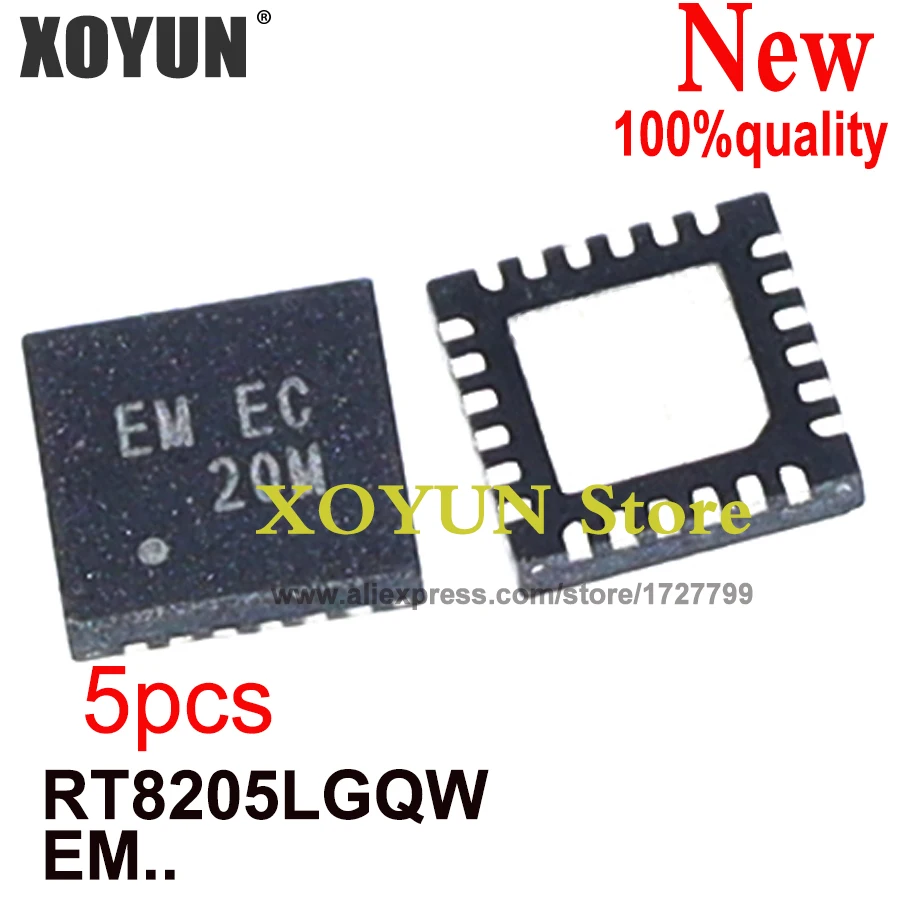 (5 ชิ้น) 100% ใหม่ RT8205LGQW RT8205LZQW RT8205L (EM EC EM DA,EM DB,EM...) QFN-24 ชิปเซ็ต