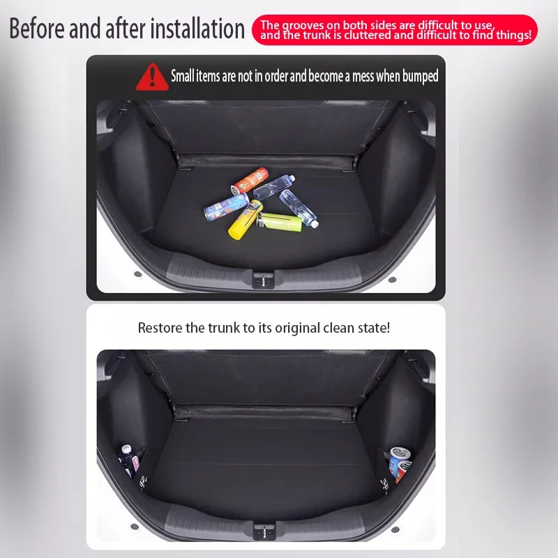 Car Organizer Trunk Side Partition For Mazda CX-30 DM CX-4 GK CX-5 KF Axela Hatchback Sedan Auto Trunk Accessories Storage Tools