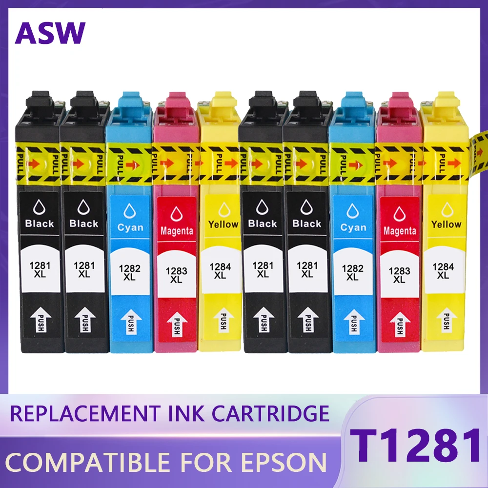 

T128XL Black T1281 Ink for Epson BX305F BX305FW Stylus S22 SX125 SX130 SX230 SX235W SX420W SX425W SX430W SX438W SX440W SX445W