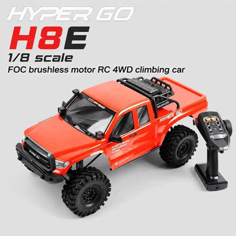 MJX H8E 1/8 scale FOC brushless motor RC 4WD climbing off-road vehicle model high and low speed differential lock adult toy gift