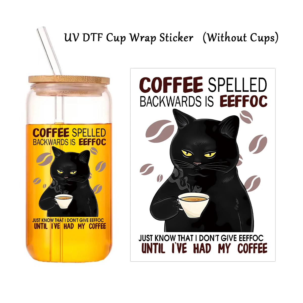 1PC Coffee Spelled … - image